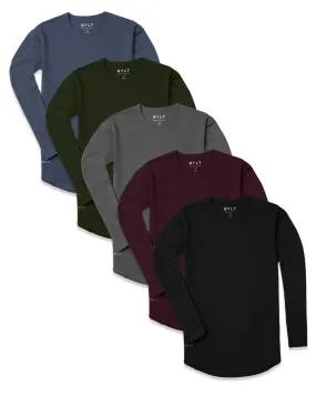 5-Item Long Sleeve: BYLT Signature Bundle For $140