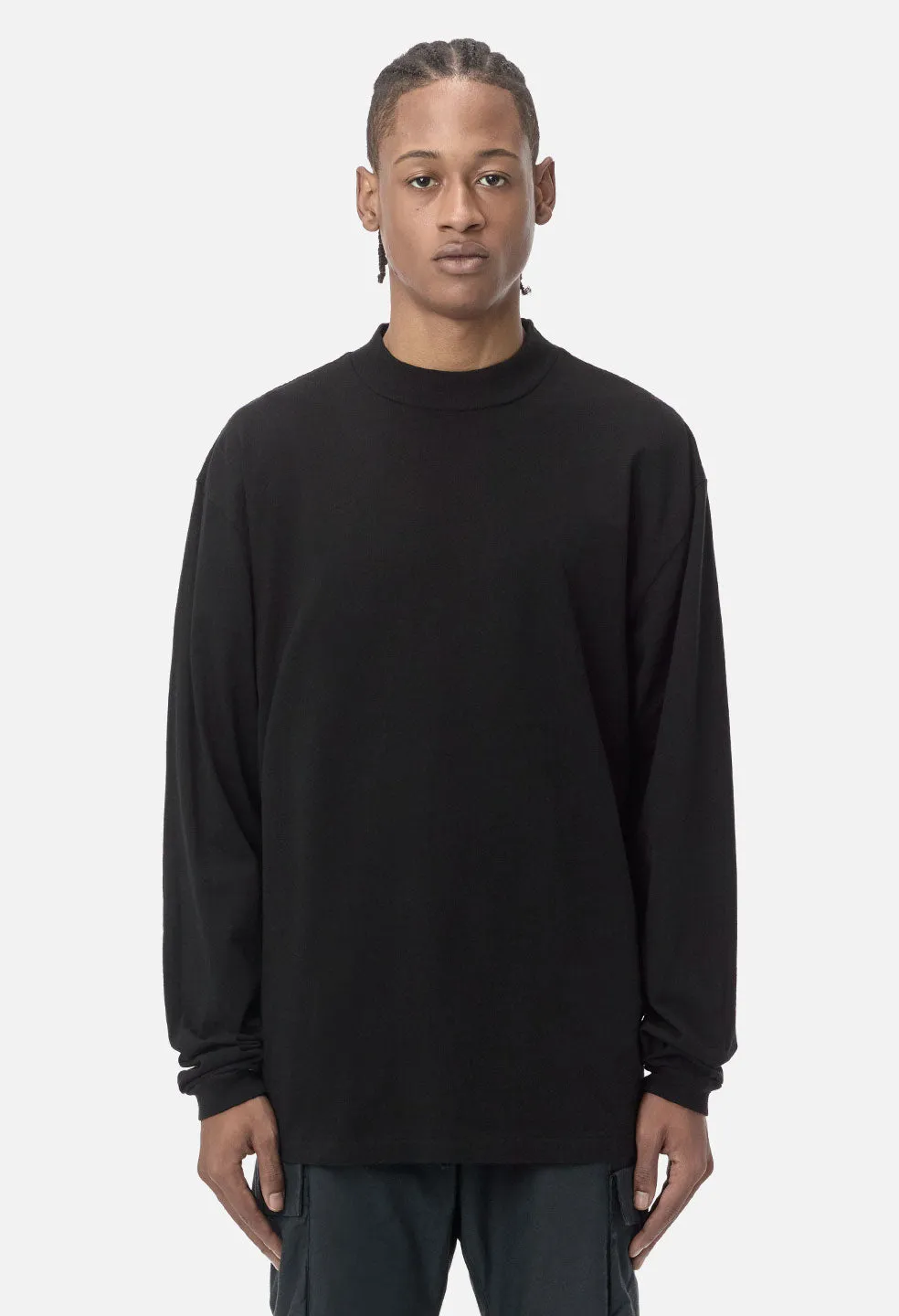 900 LS Mock Tee / Black