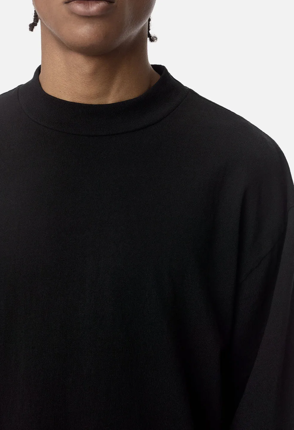 900 LS Mock Tee / Black