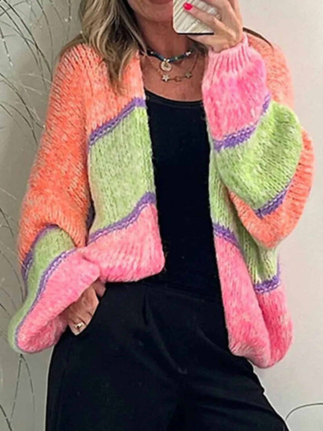 All Fuzzy Feels Long Sleeve Cardigan