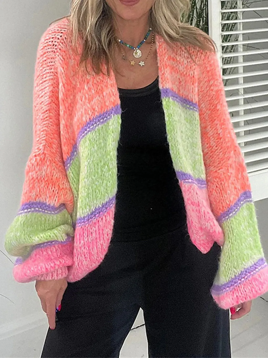 All Fuzzy Feels Long Sleeve Cardigan