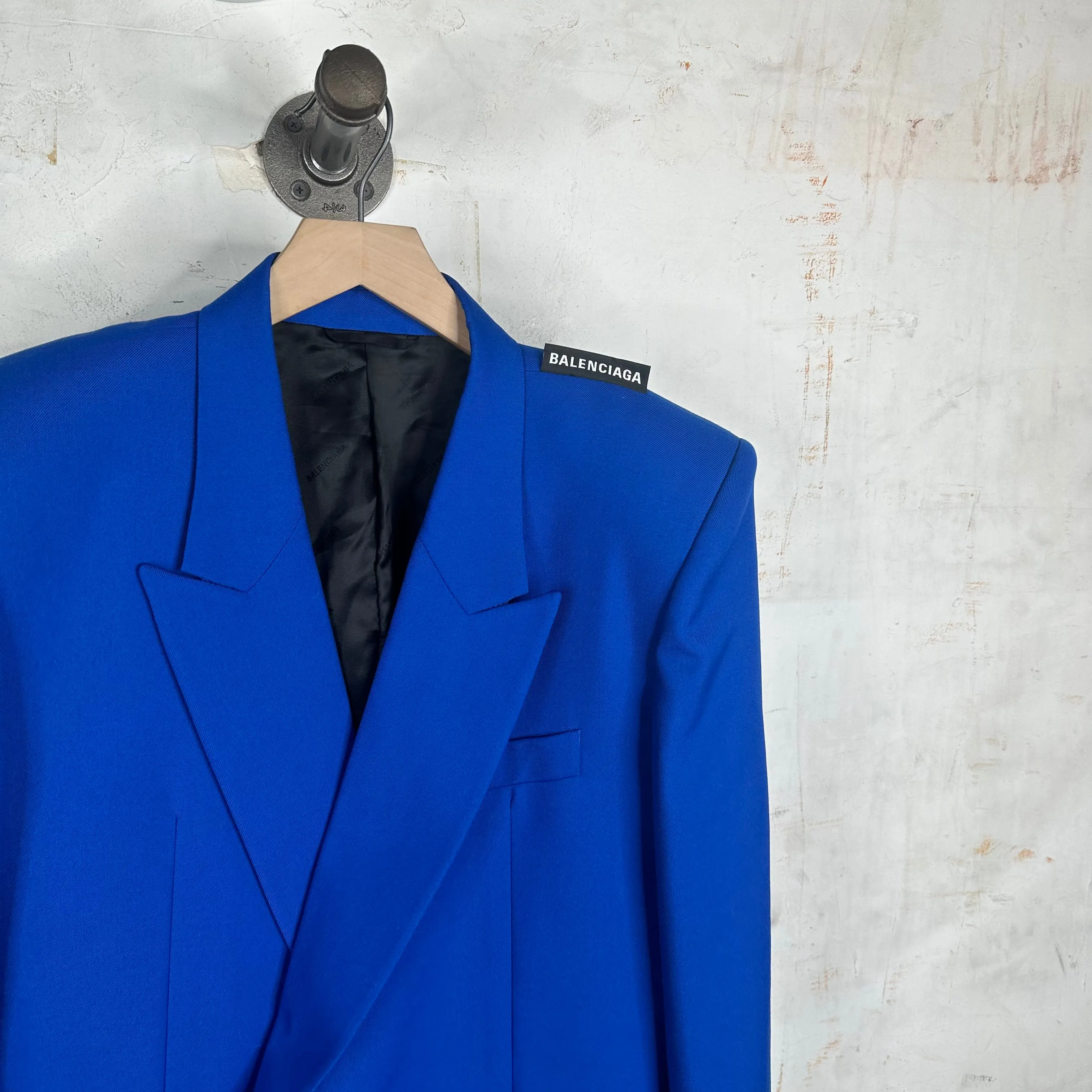 Balenciaga Royal Blue Tall Blazer