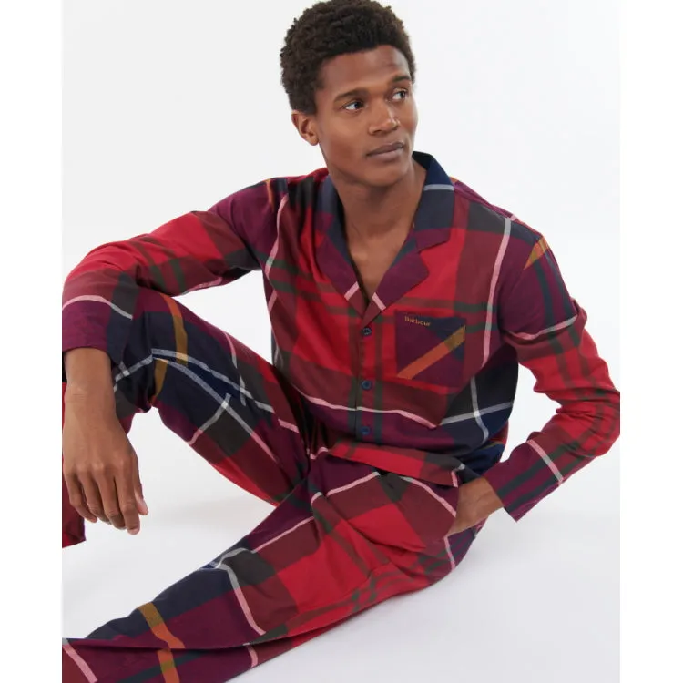 Barbour Large Scale Laith PJ Set - Large Red Tartan