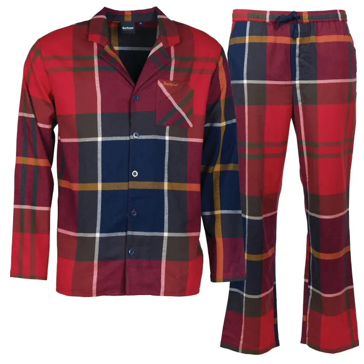 Barbour Large Scale Laith PJ Set - Large Red Tartan
