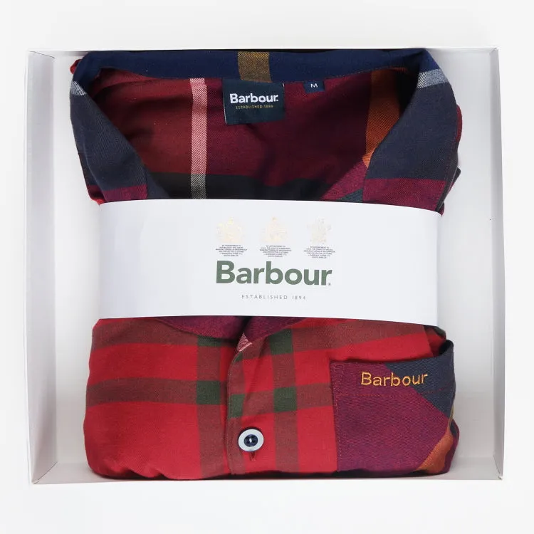 Barbour Large Scale Laith PJ Set - Large Red Tartan
