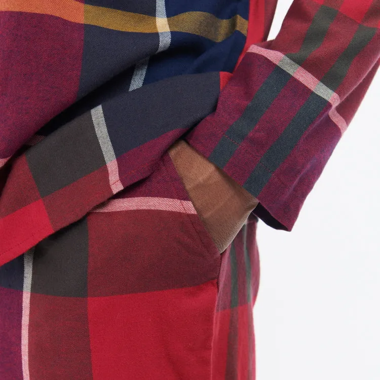 Barbour Large Scale Laith PJ Set - Large Red Tartan