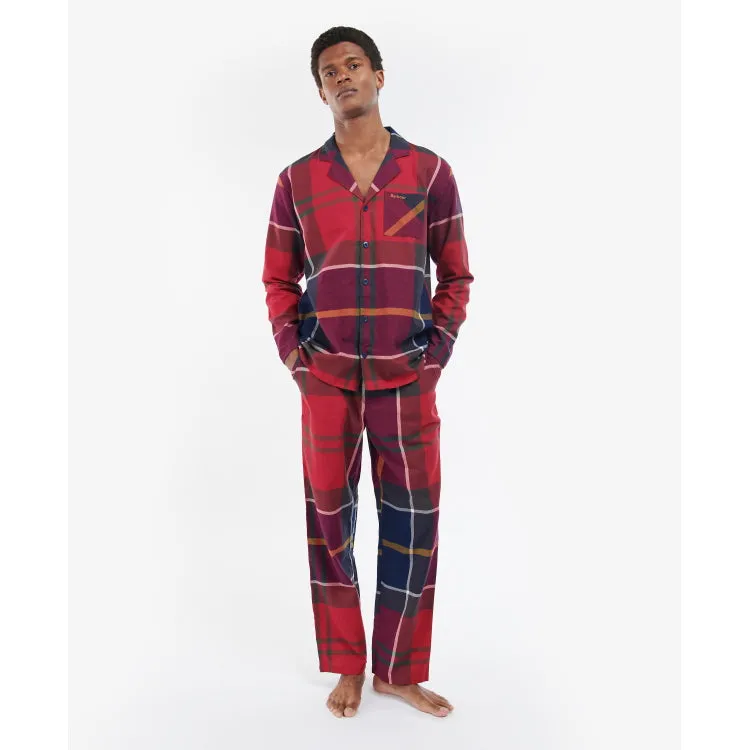 Barbour Large Scale Laith PJ Set - Large Red Tartan