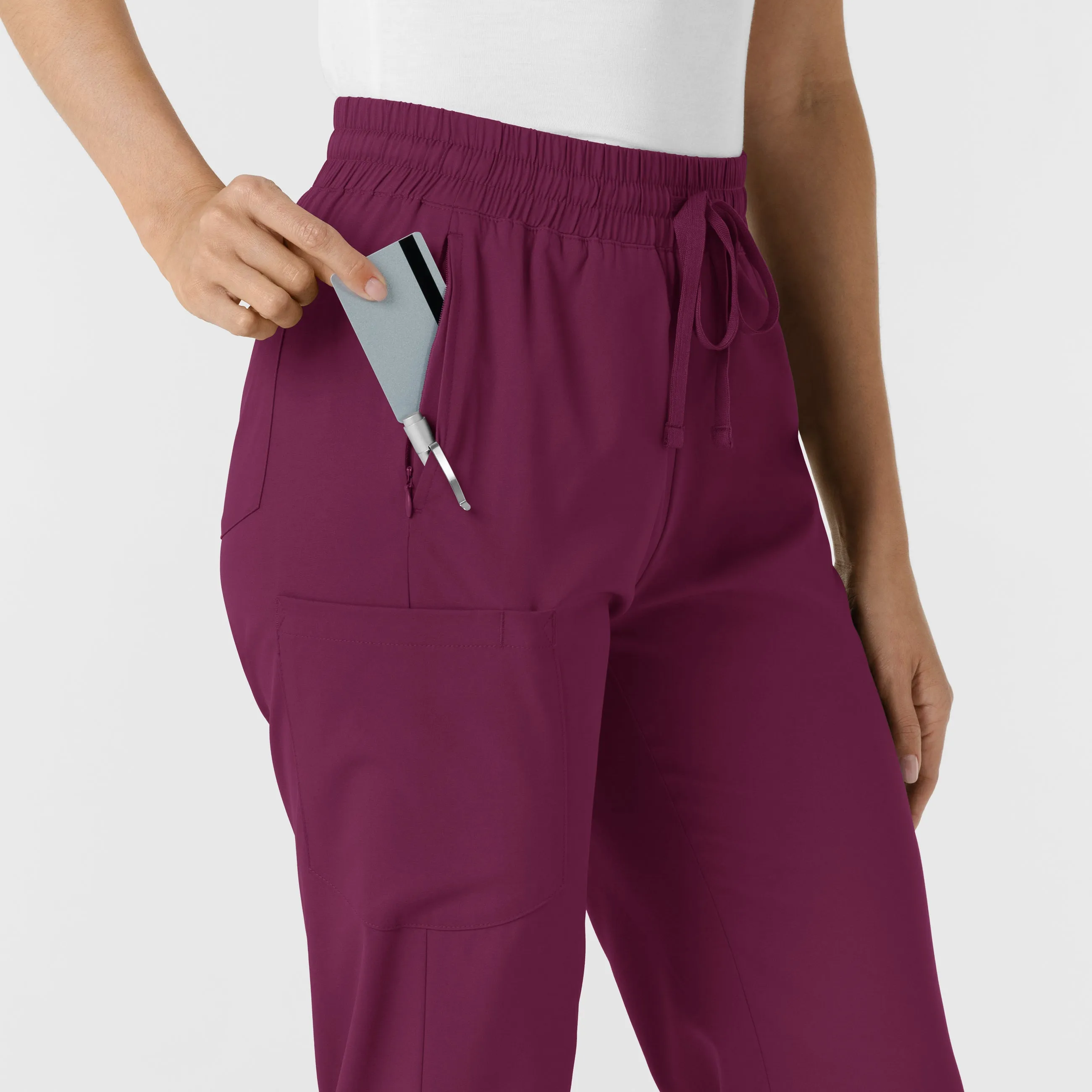 Boundless Women's Bootcut Scrub Pant - Wine