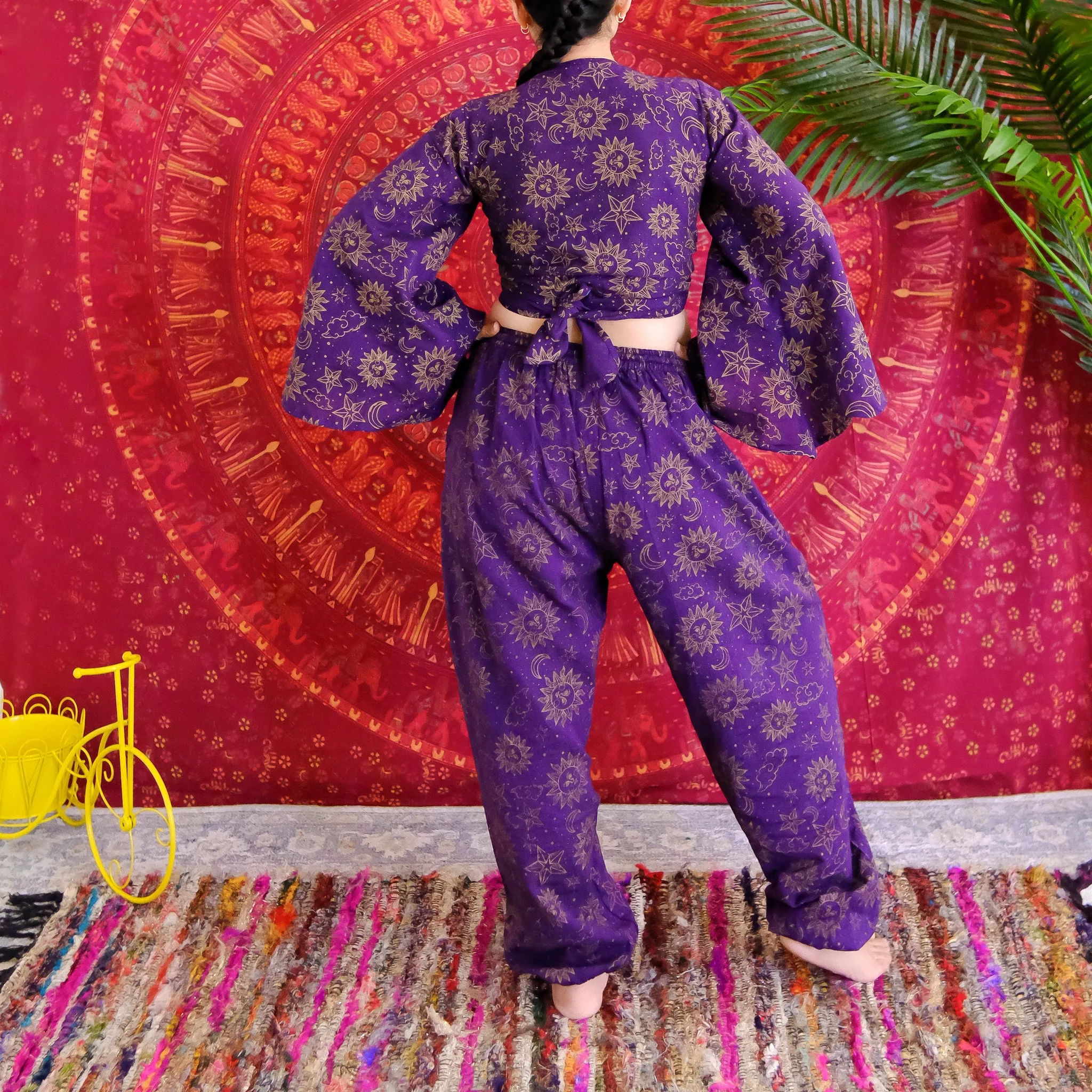 Celestial Tapered Pant with Bell Sleeve