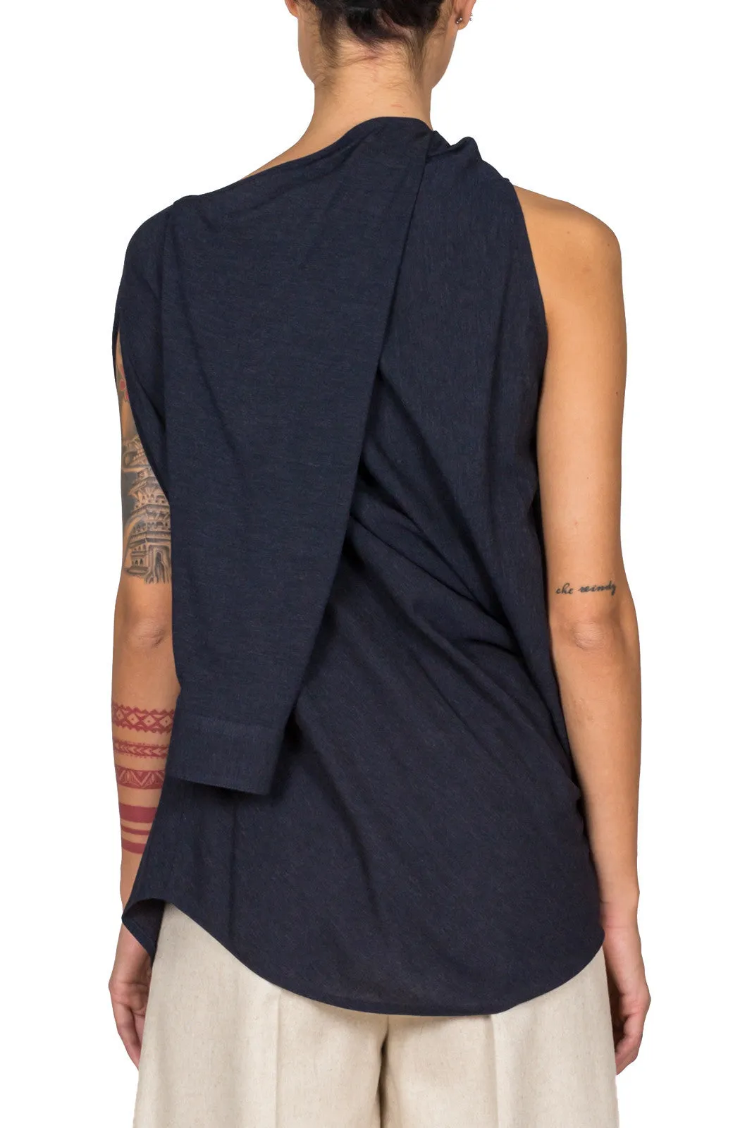 Cut Out Shoulder Tunic