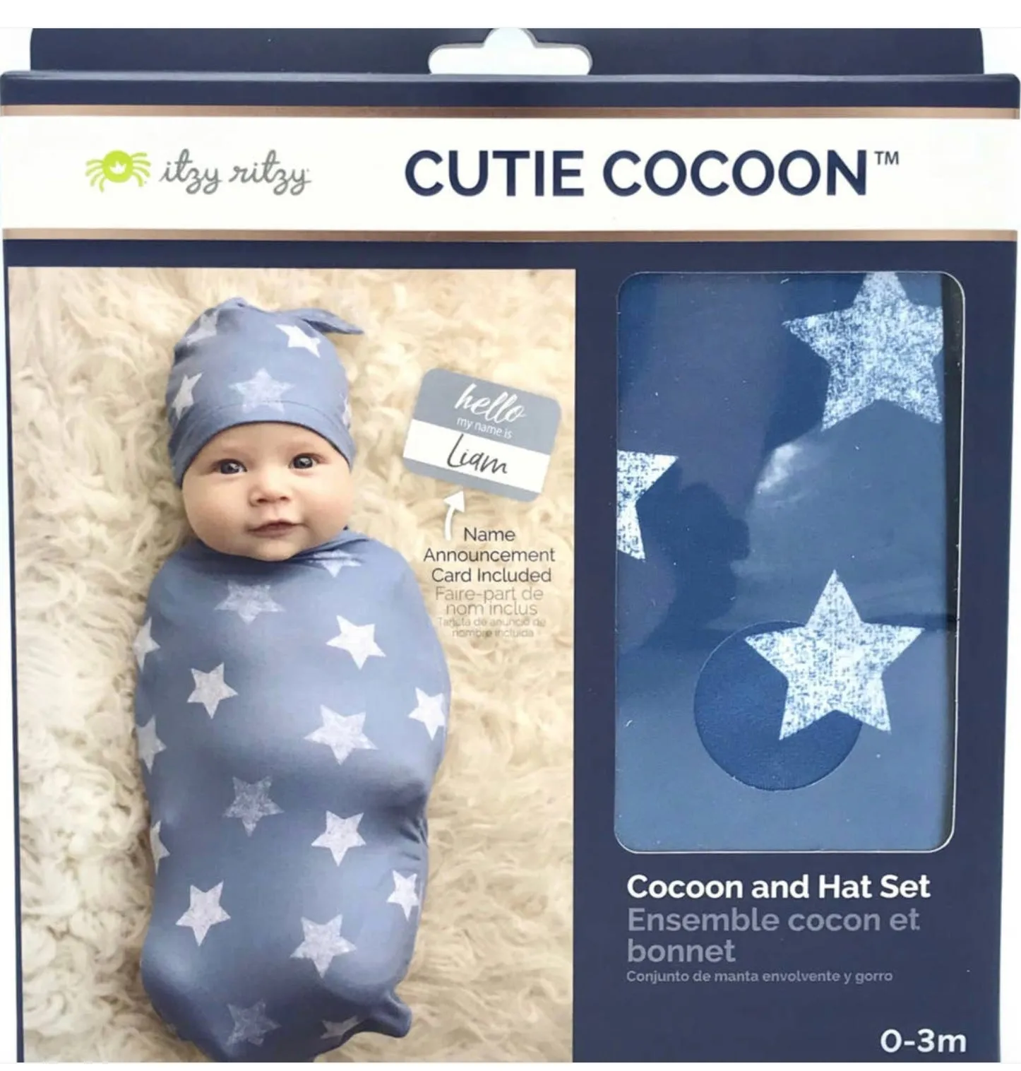 Cutie Cocoon™ Matching Cocoon & Hat Set - Dino