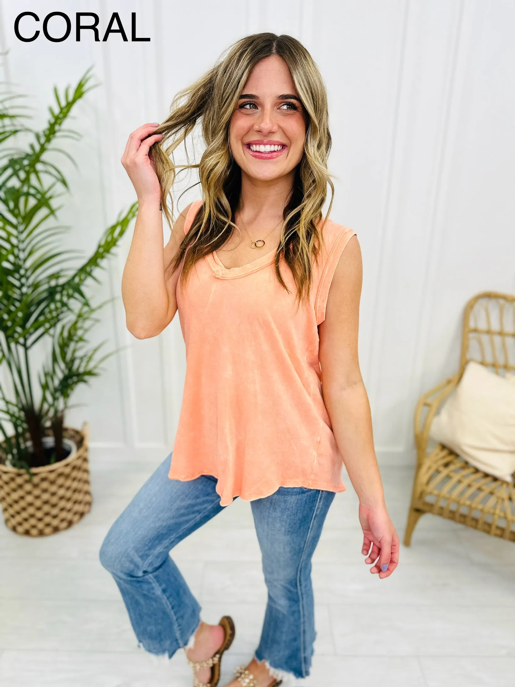 DOORBUSTER! Under Clear Skies Tank Top- Multiple Colors!
