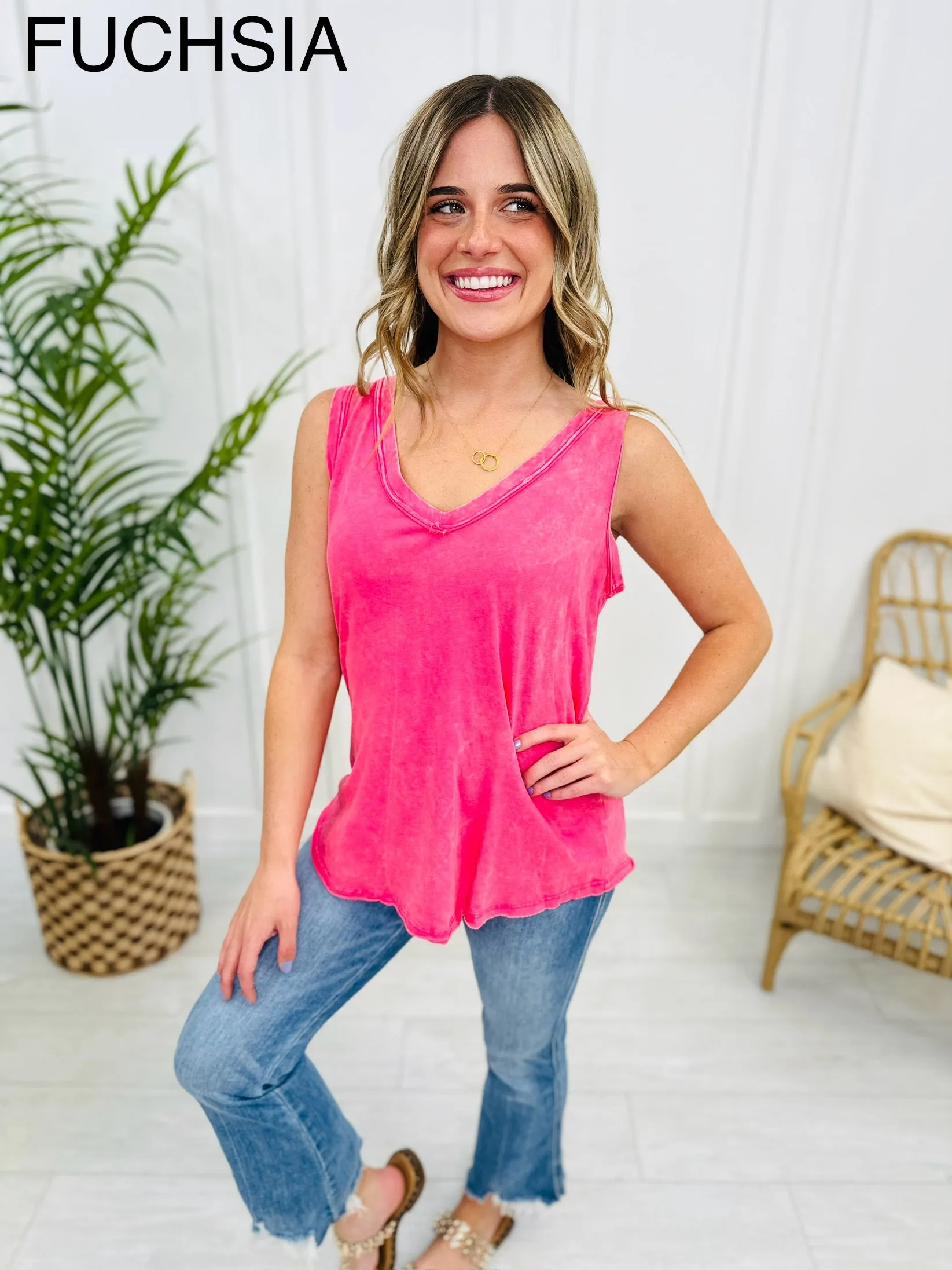 DOORBUSTER! Under Clear Skies Tank Top- Multiple Colors!