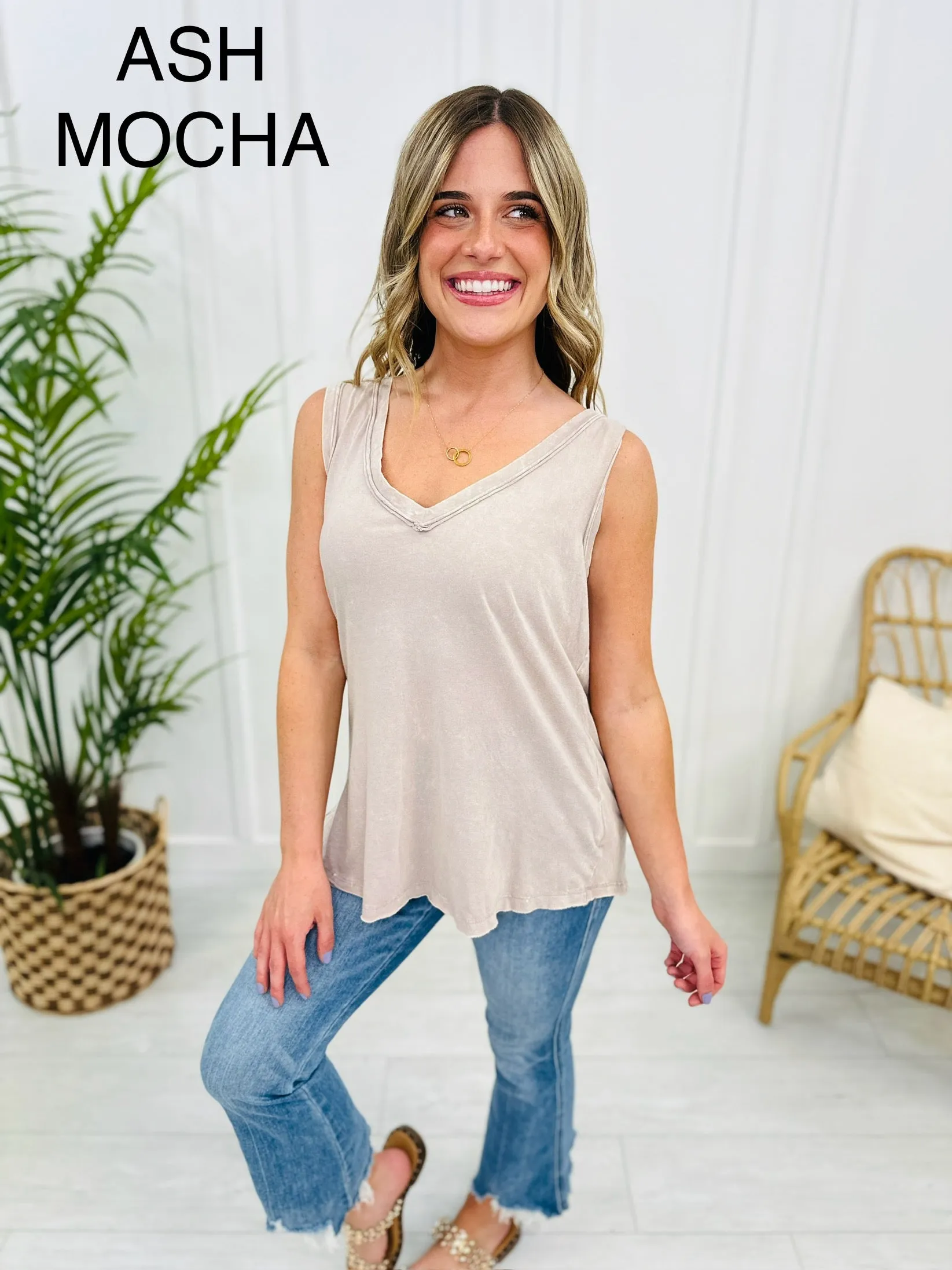 DOORBUSTER! Under Clear Skies Tank Top- Multiple Colors!