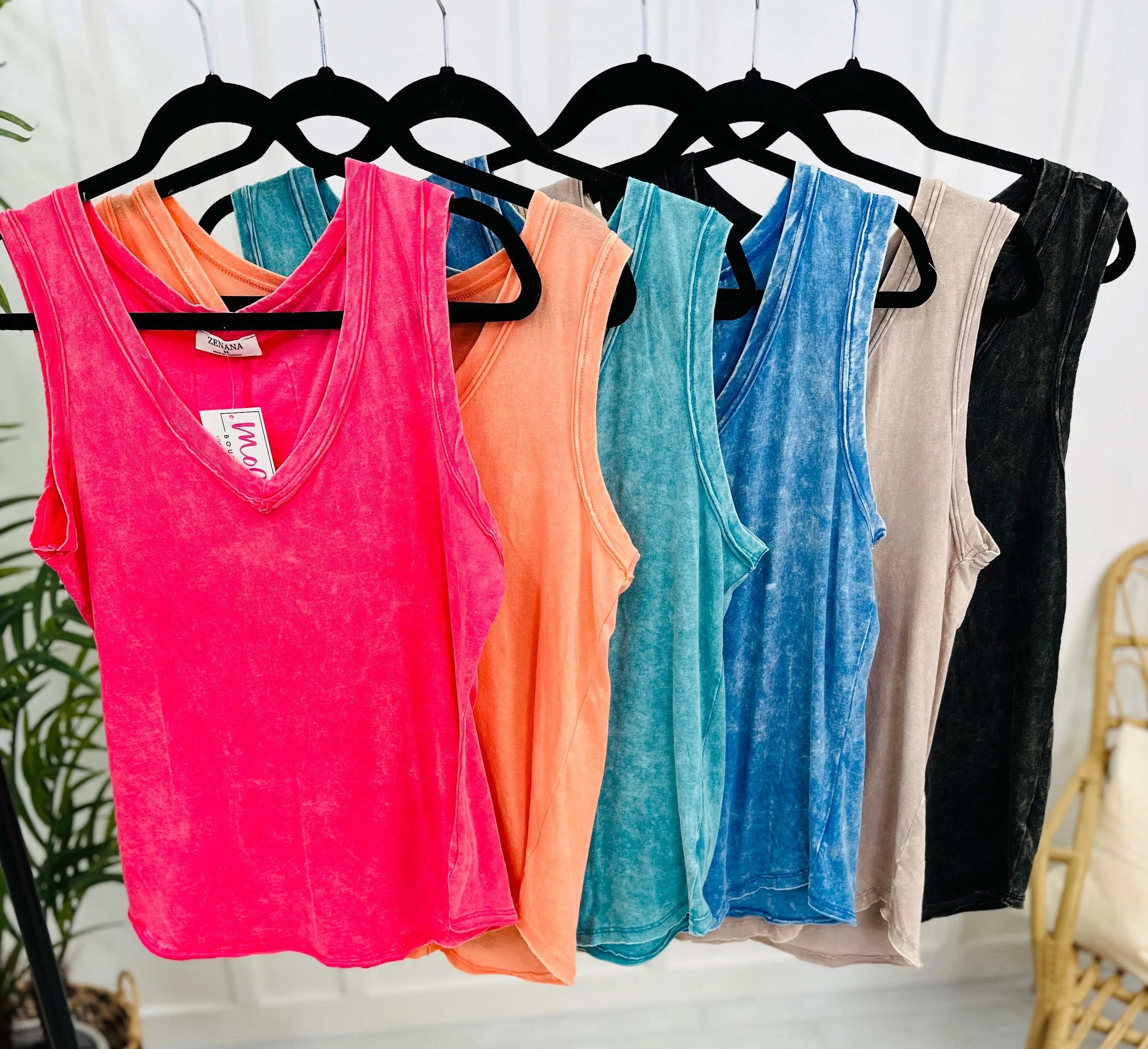 DOORBUSTER! Under Clear Skies Tank Top- Multiple Colors!