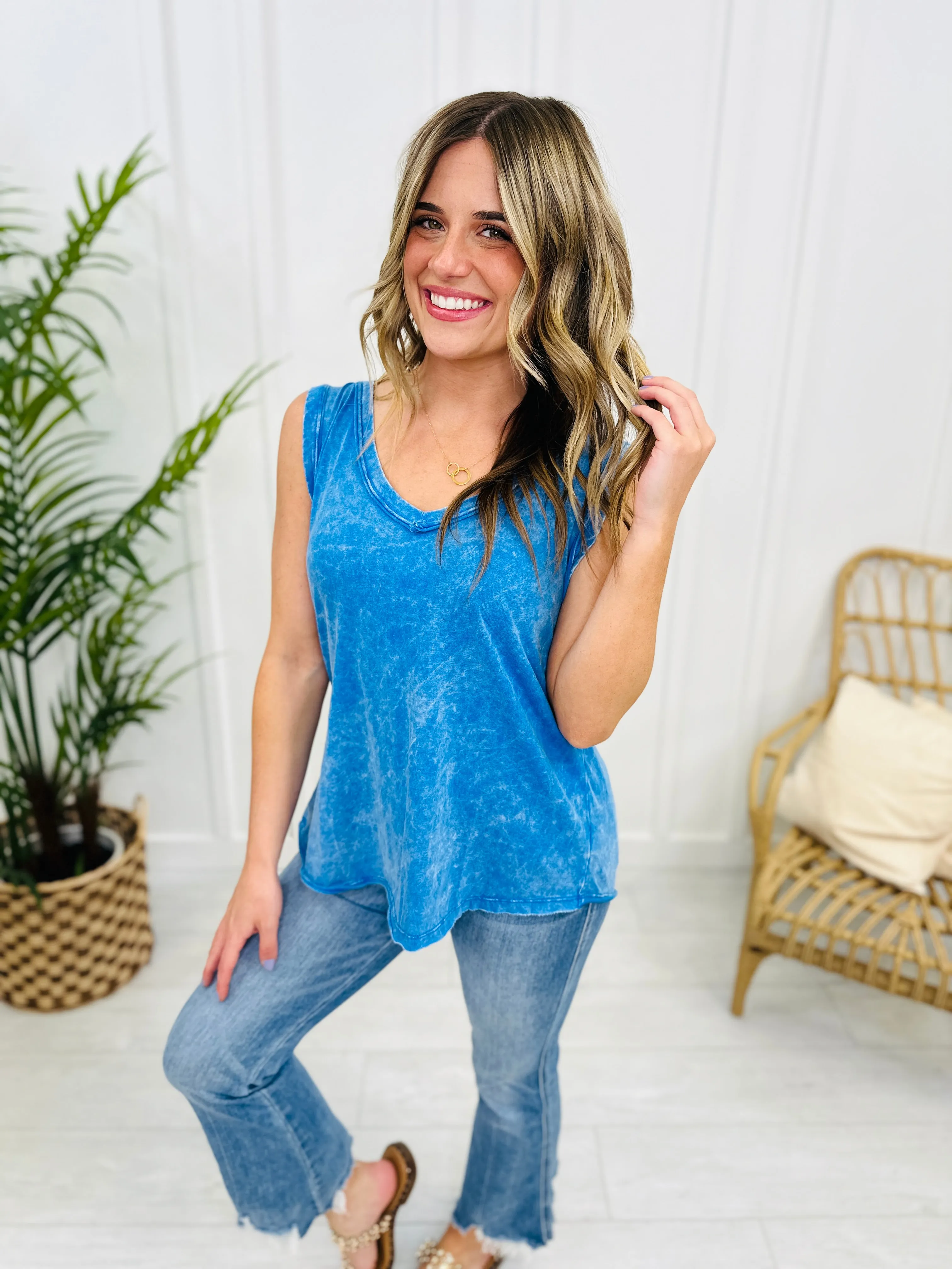 DOORBUSTER! Under Clear Skies Tank Top- Multiple Colors!