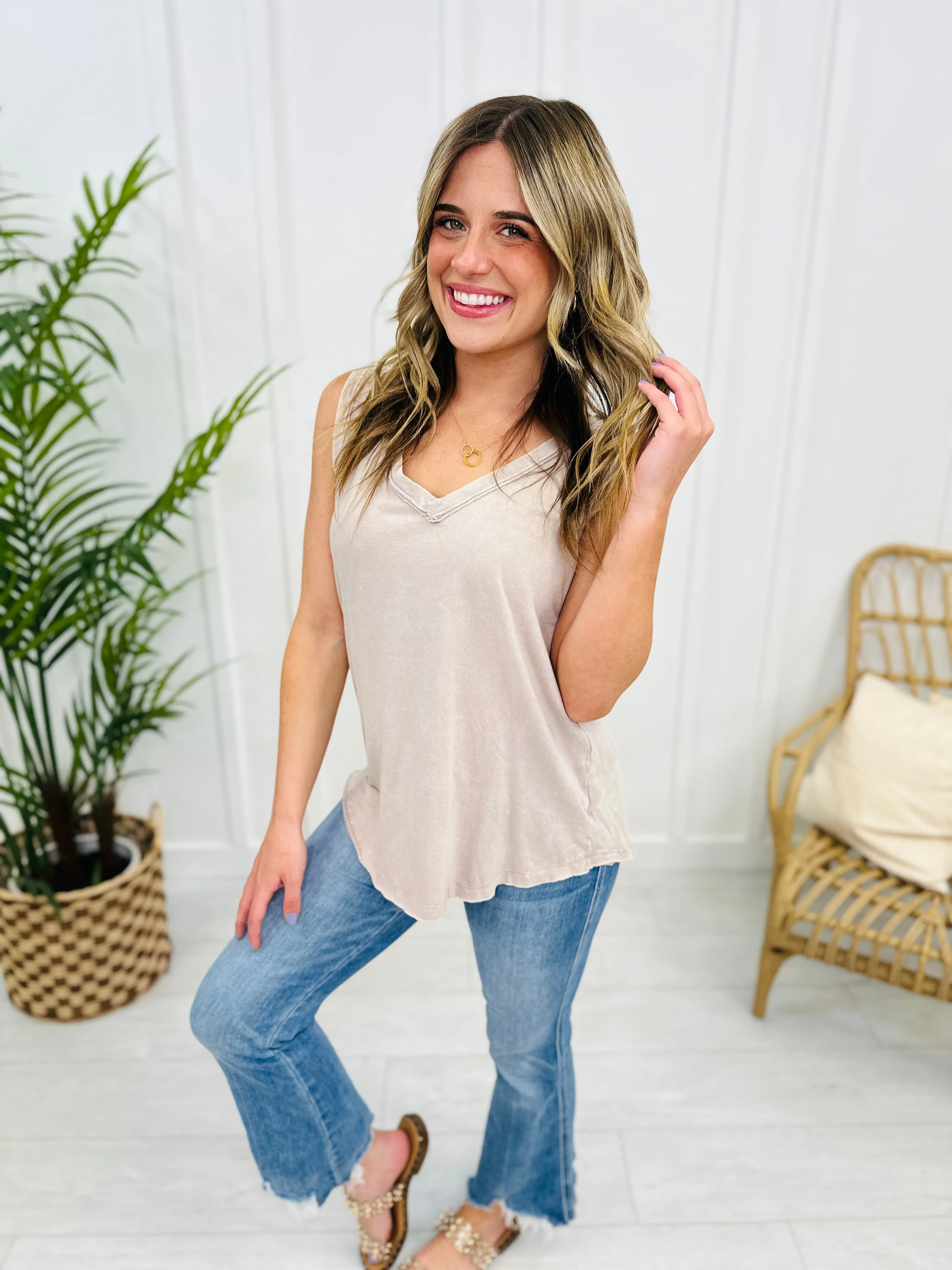 DOORBUSTER! Under Clear Skies Tank Top- Multiple Colors!