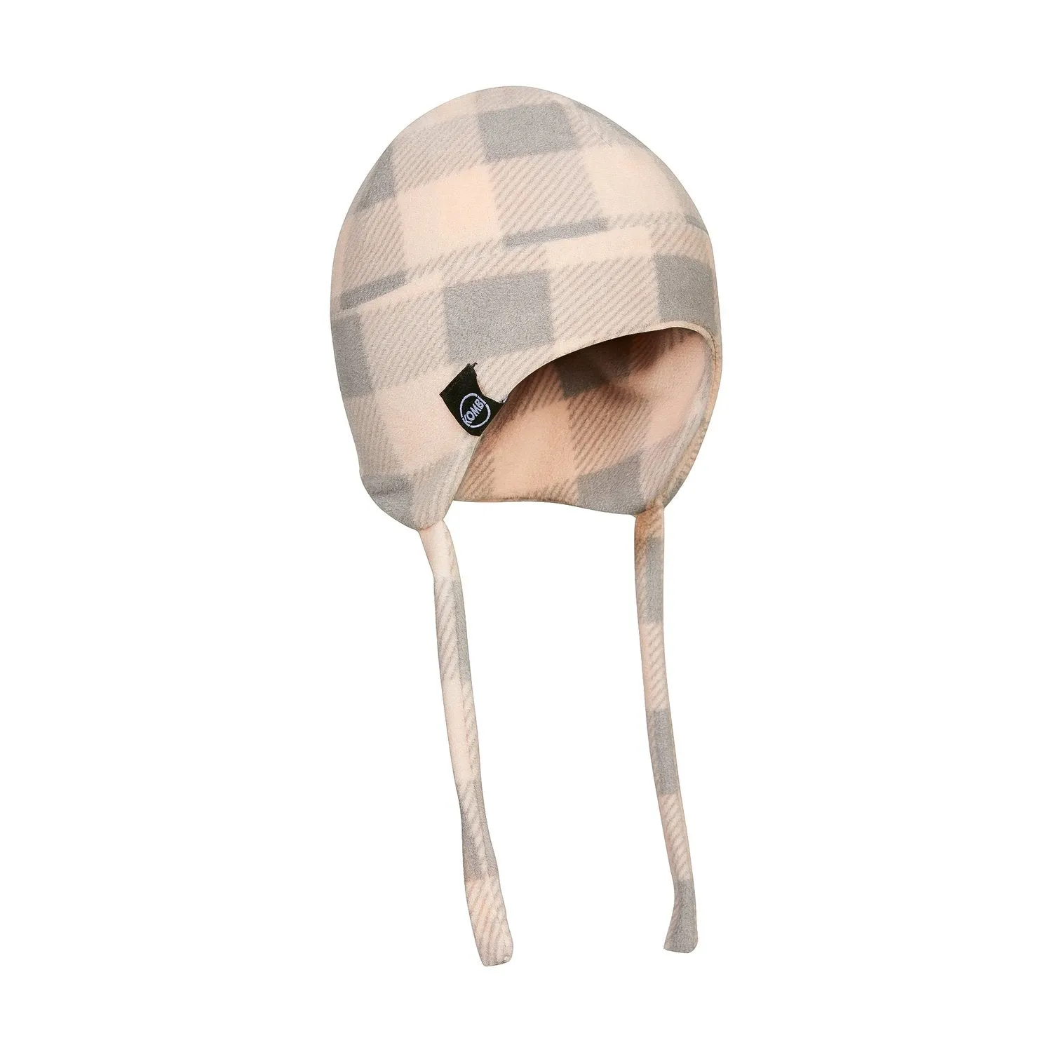 Fleece Plaid Beanie