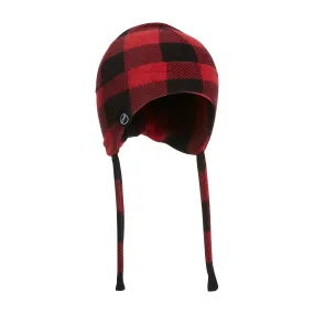 Fleece Plaid Beanie