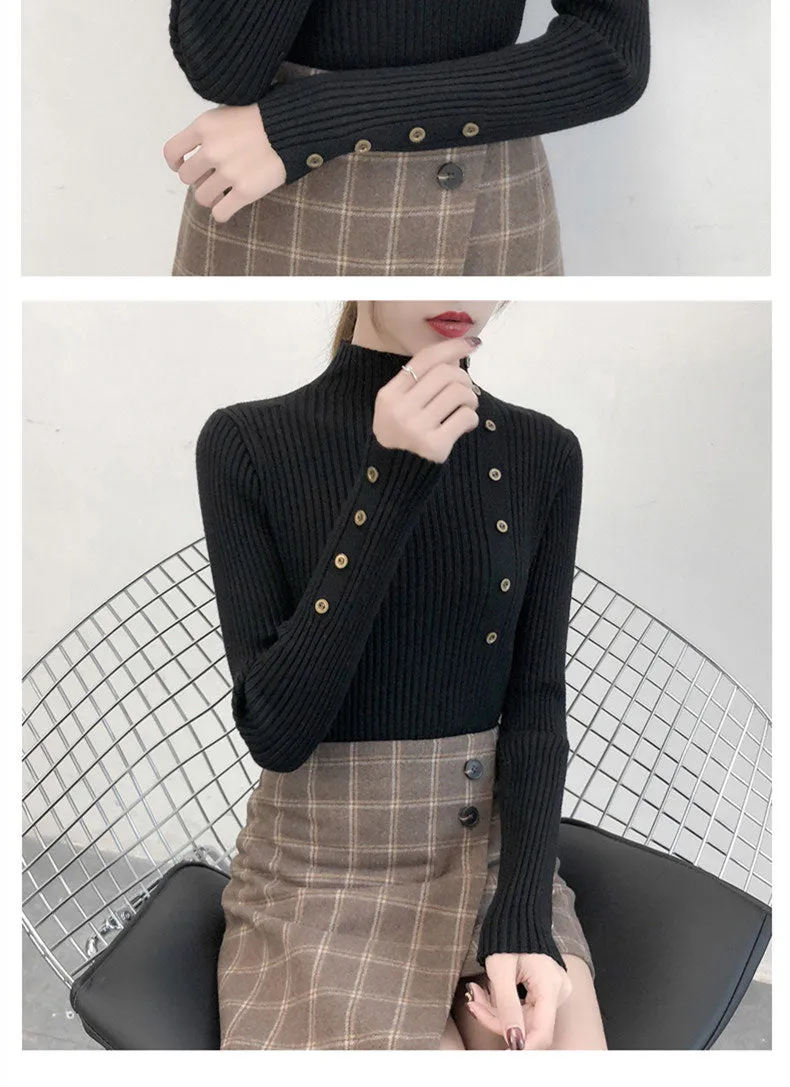 Full Sleeve Turtleneck Pullover