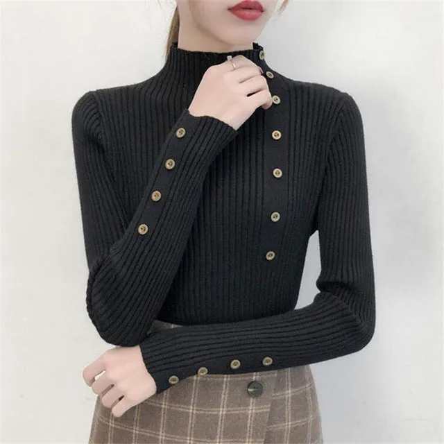 Full Sleeve Turtleneck Pullover