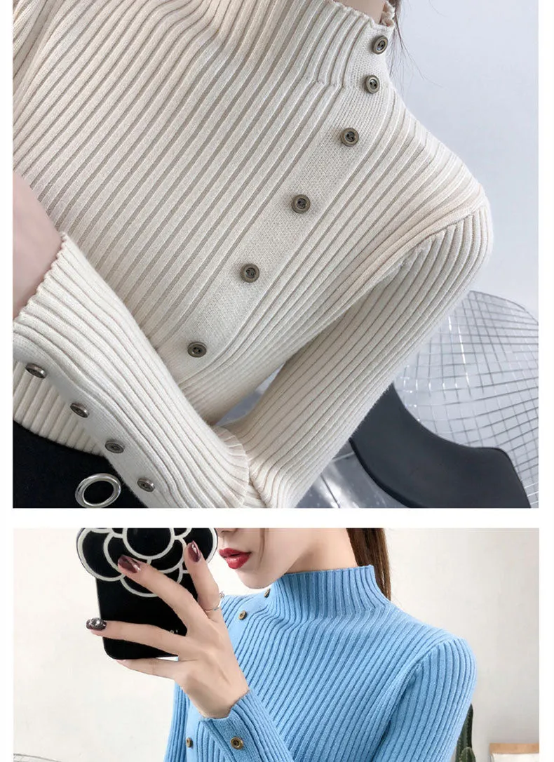 Full Sleeve Turtleneck Pullover