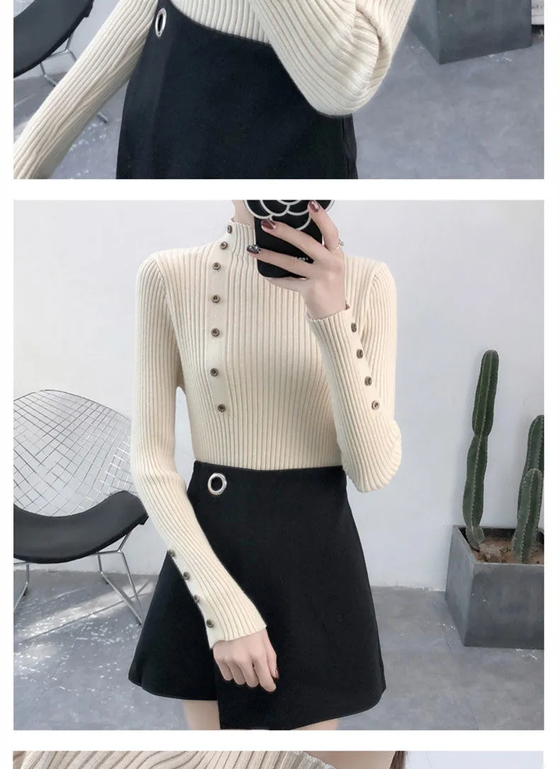 Full Sleeve Turtleneck Pullover