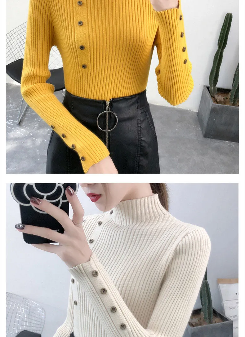 Full Sleeve Turtleneck Pullover