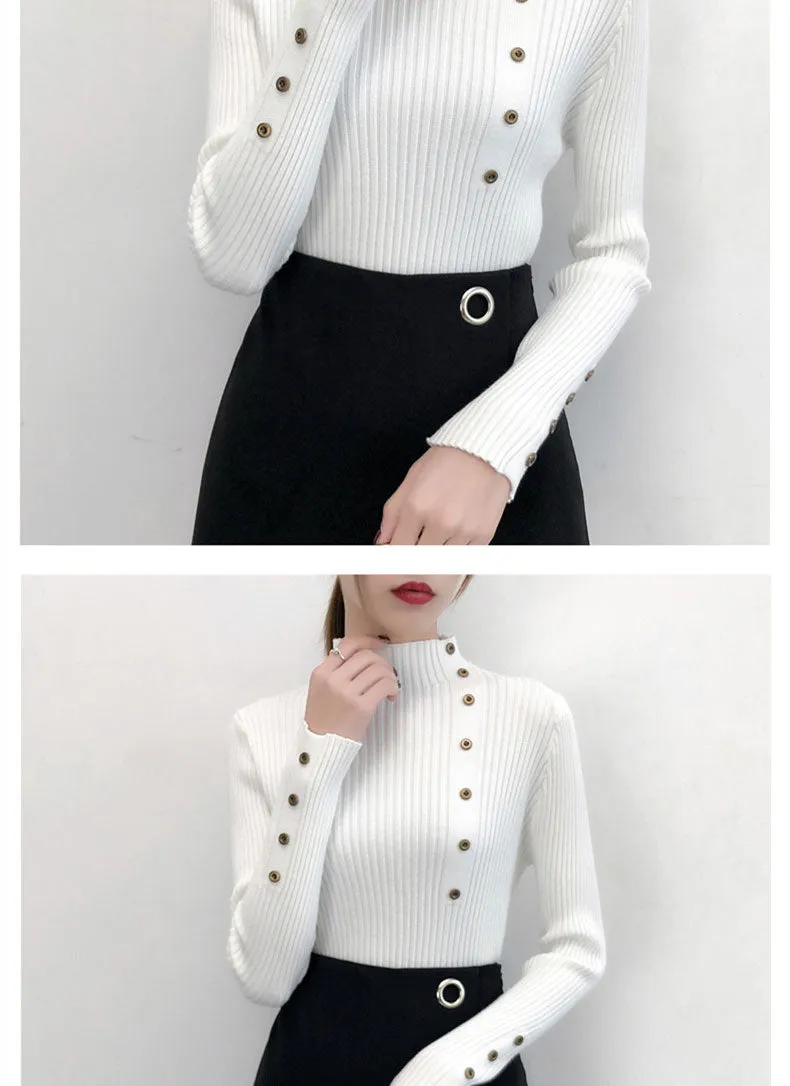 Full Sleeve Turtleneck Pullover