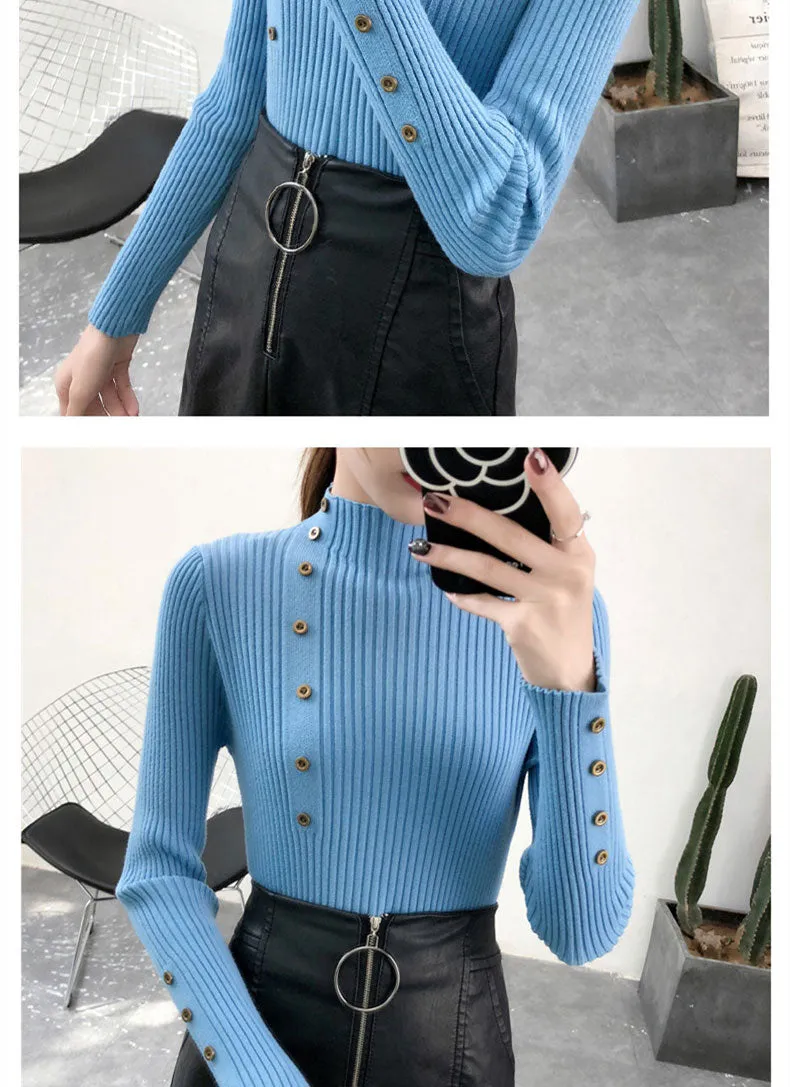Full Sleeve Turtleneck Pullover