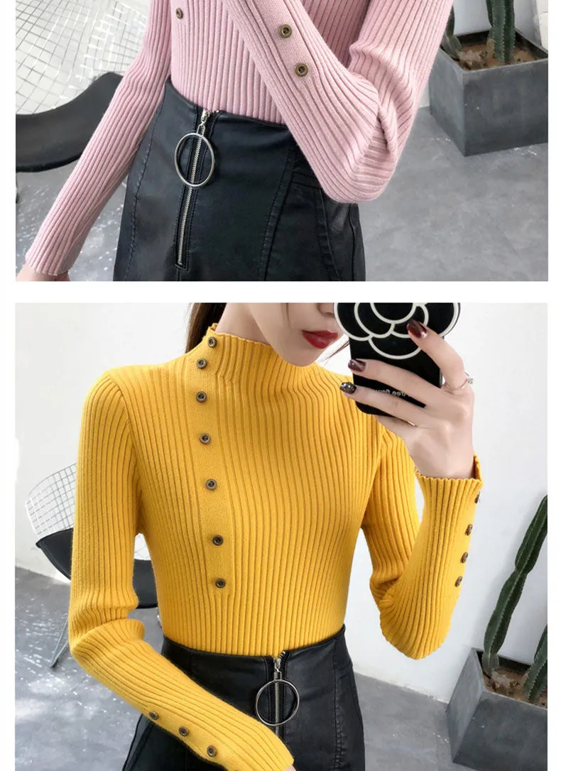Full Sleeve Turtleneck Pullover