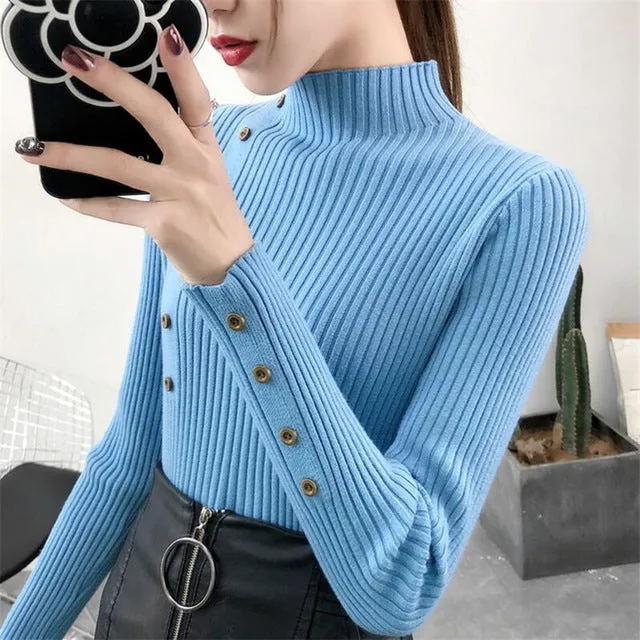 Full Sleeve Turtleneck Pullover