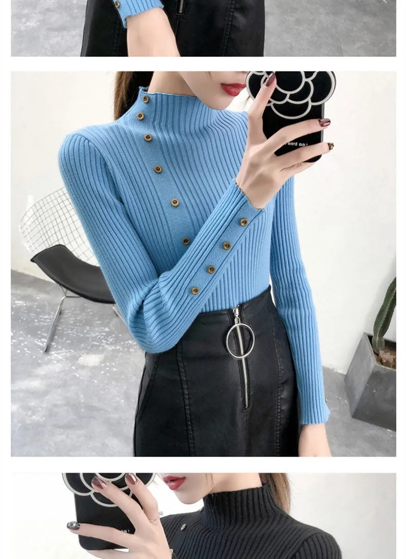 Full Sleeve Turtleneck Pullover