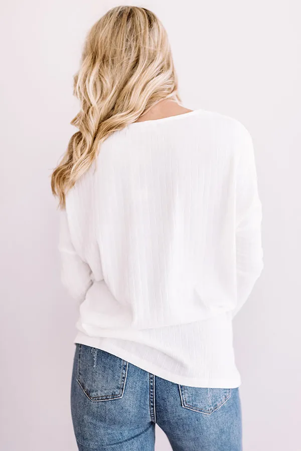Give Me Some Sugar Shift Top In White