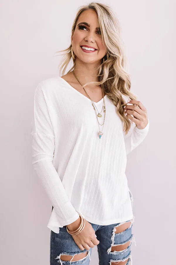 Give Me Some Sugar Shift Top In White