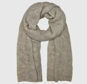 handwoven knit alpaca scarf