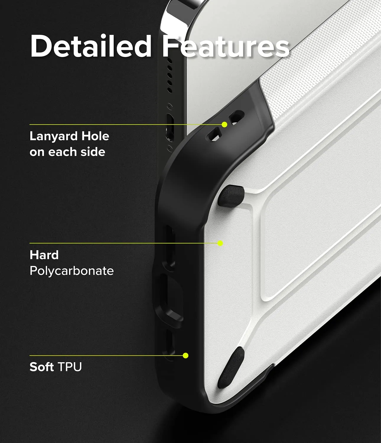 iPhone 13 Pro Back Cover Case | Dx - White