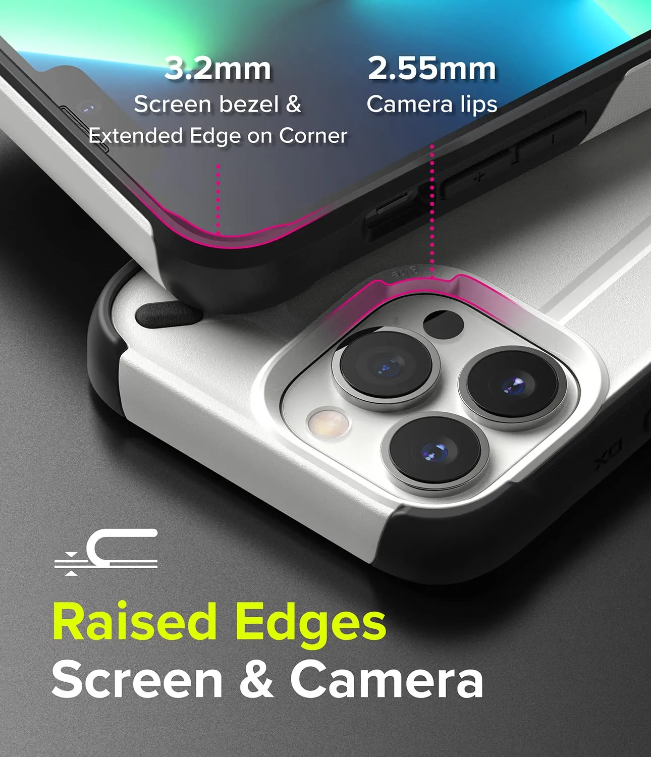 iPhone 13 Pro Back Cover Case | Dx - White