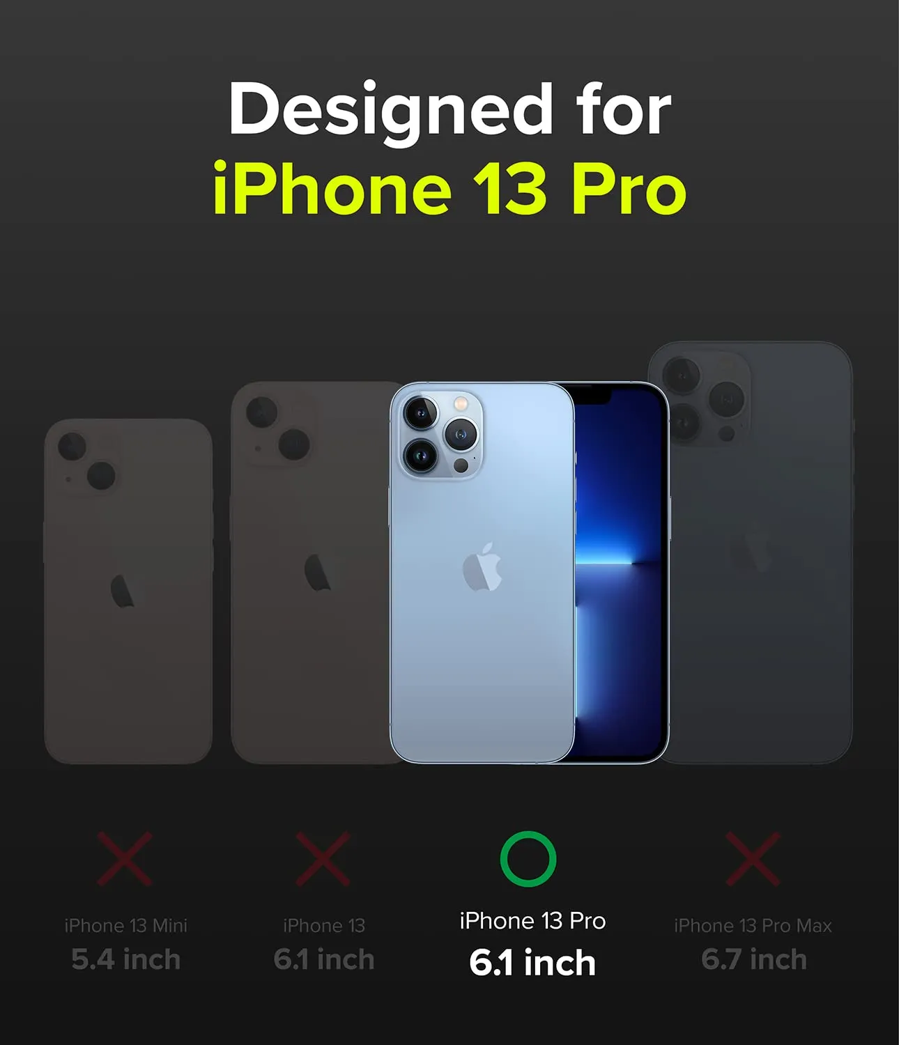 iPhone 13 Pro Back Cover Case | Dx - White