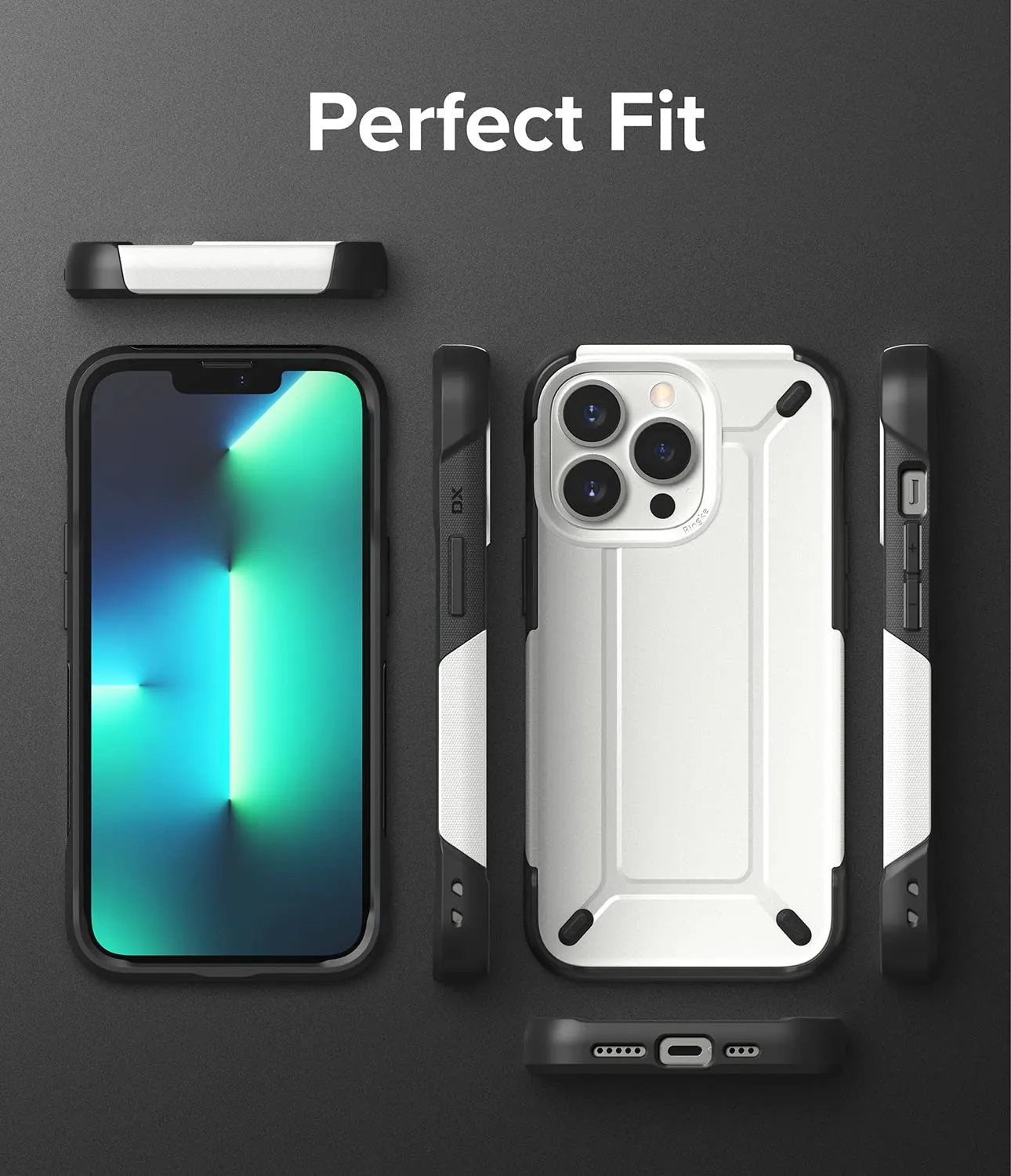 iPhone 13 Pro Back Cover Case | Dx - White