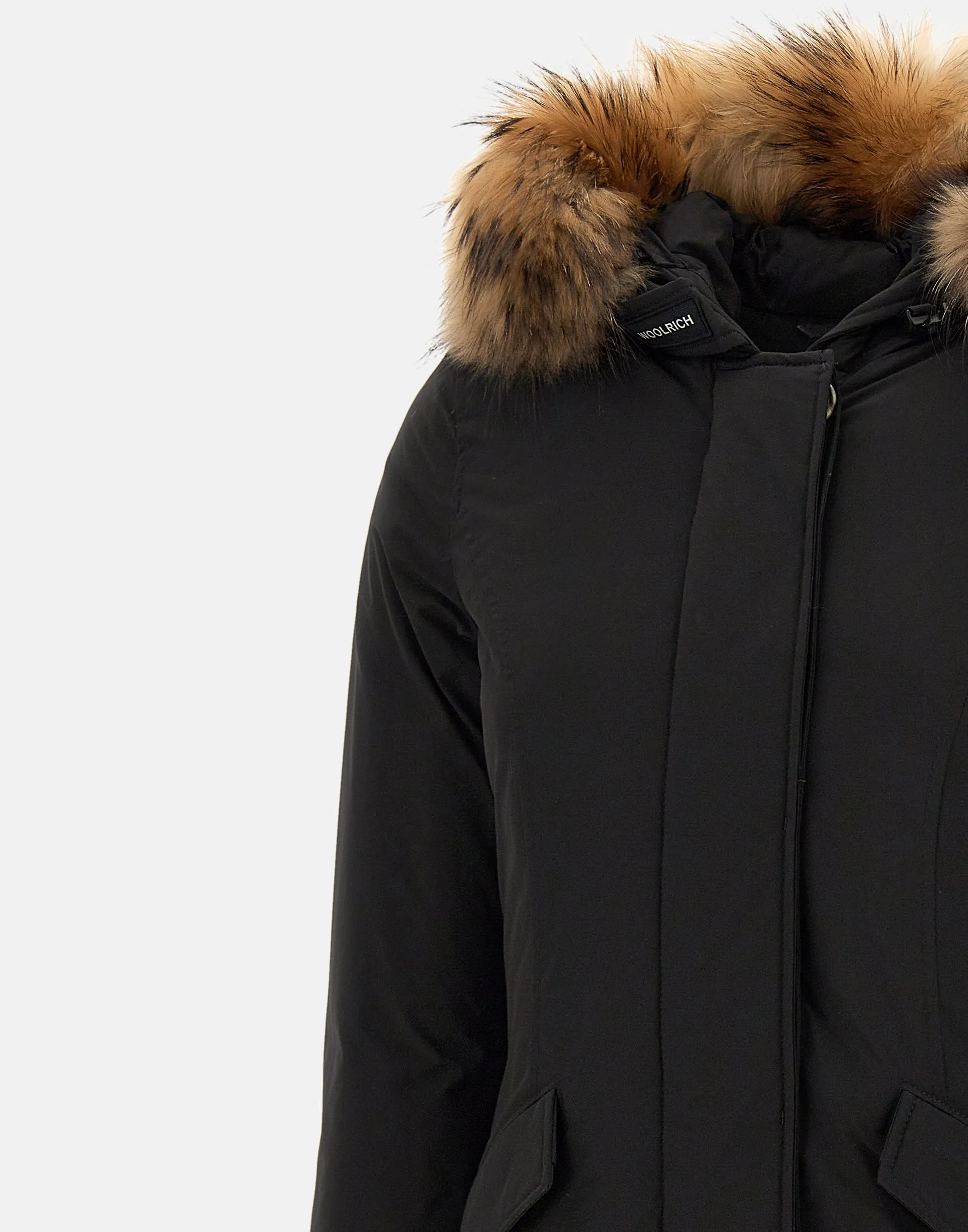 Luxury Arctic Raccoon Black Parka