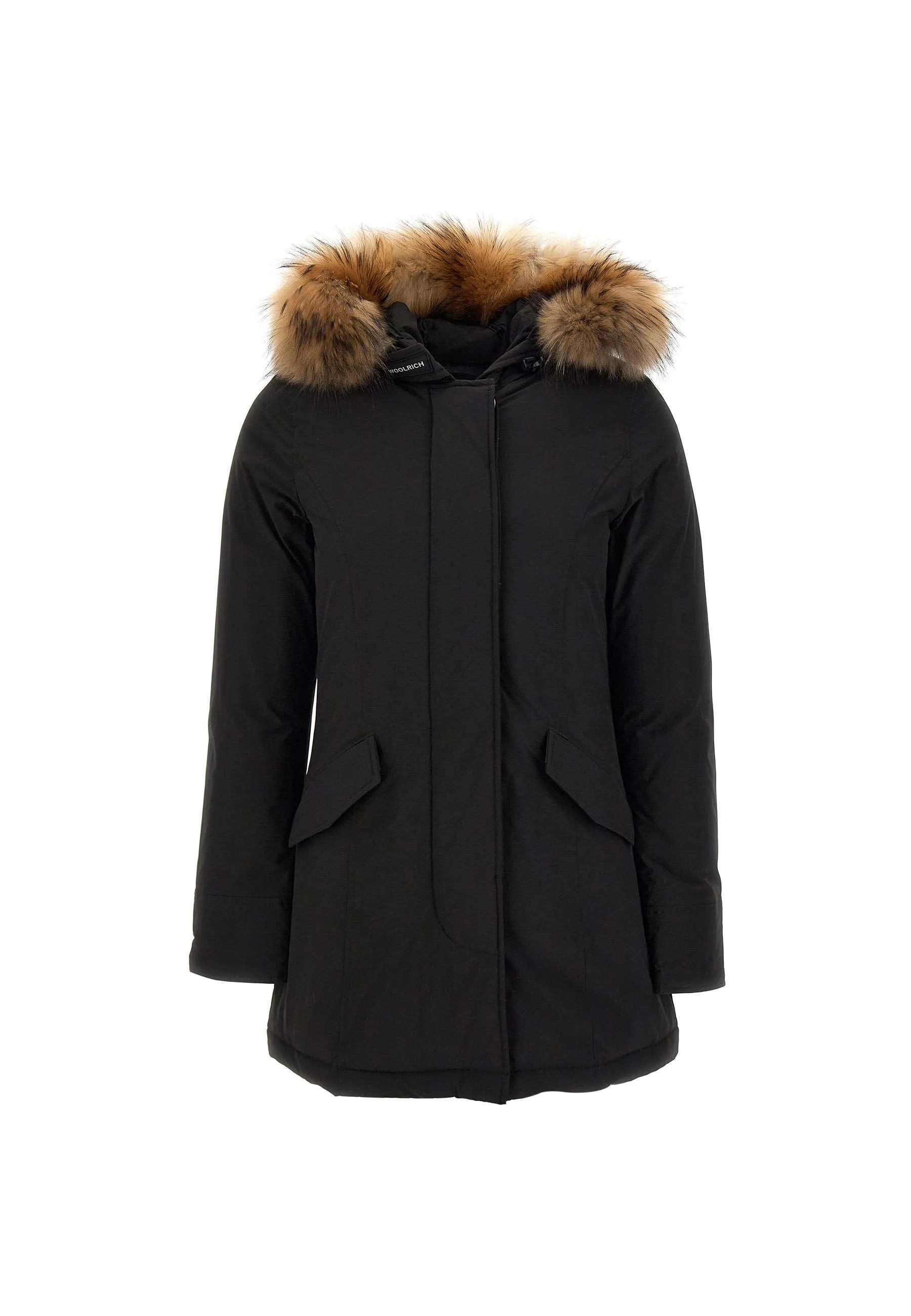Luxury Arctic Raccoon Black Parka