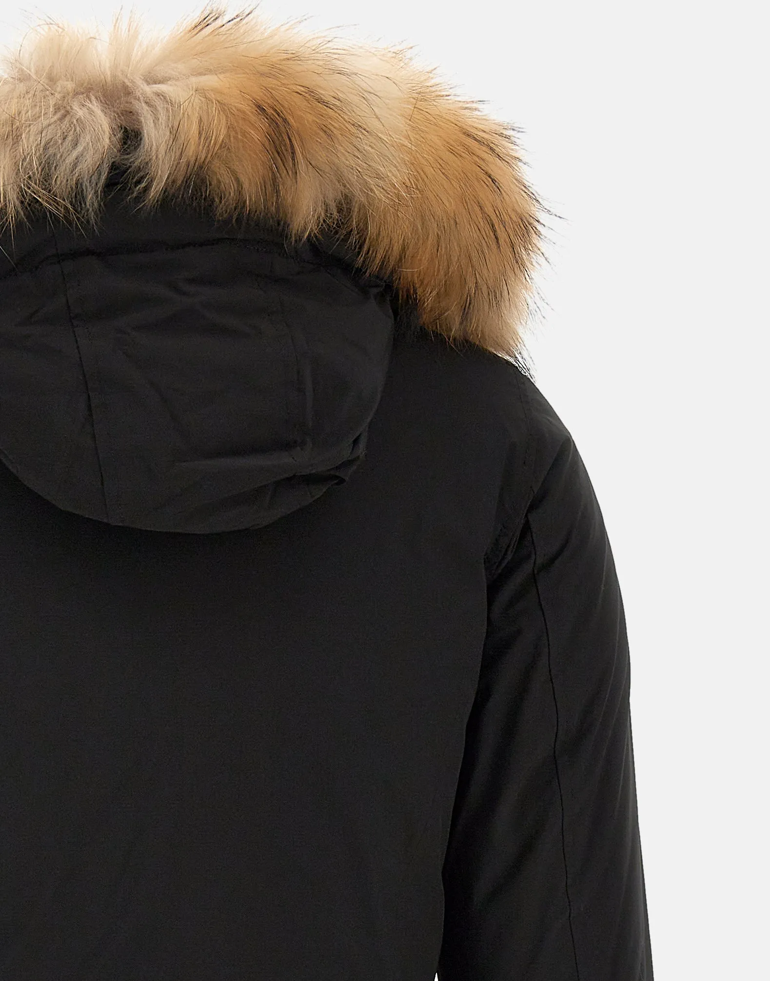Luxury Arctic Raccoon Black Parka