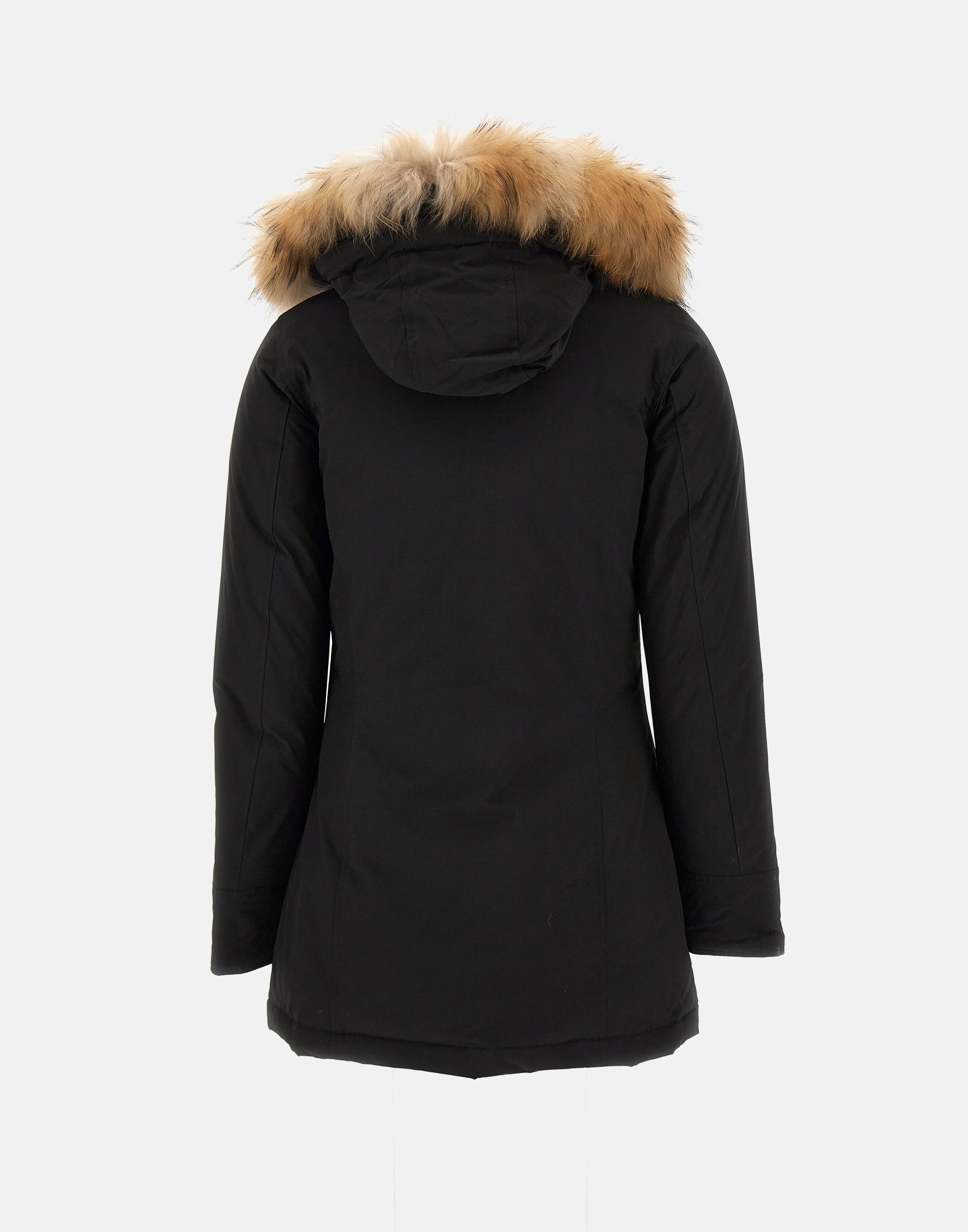 Luxury Arctic Raccoon Black Parka