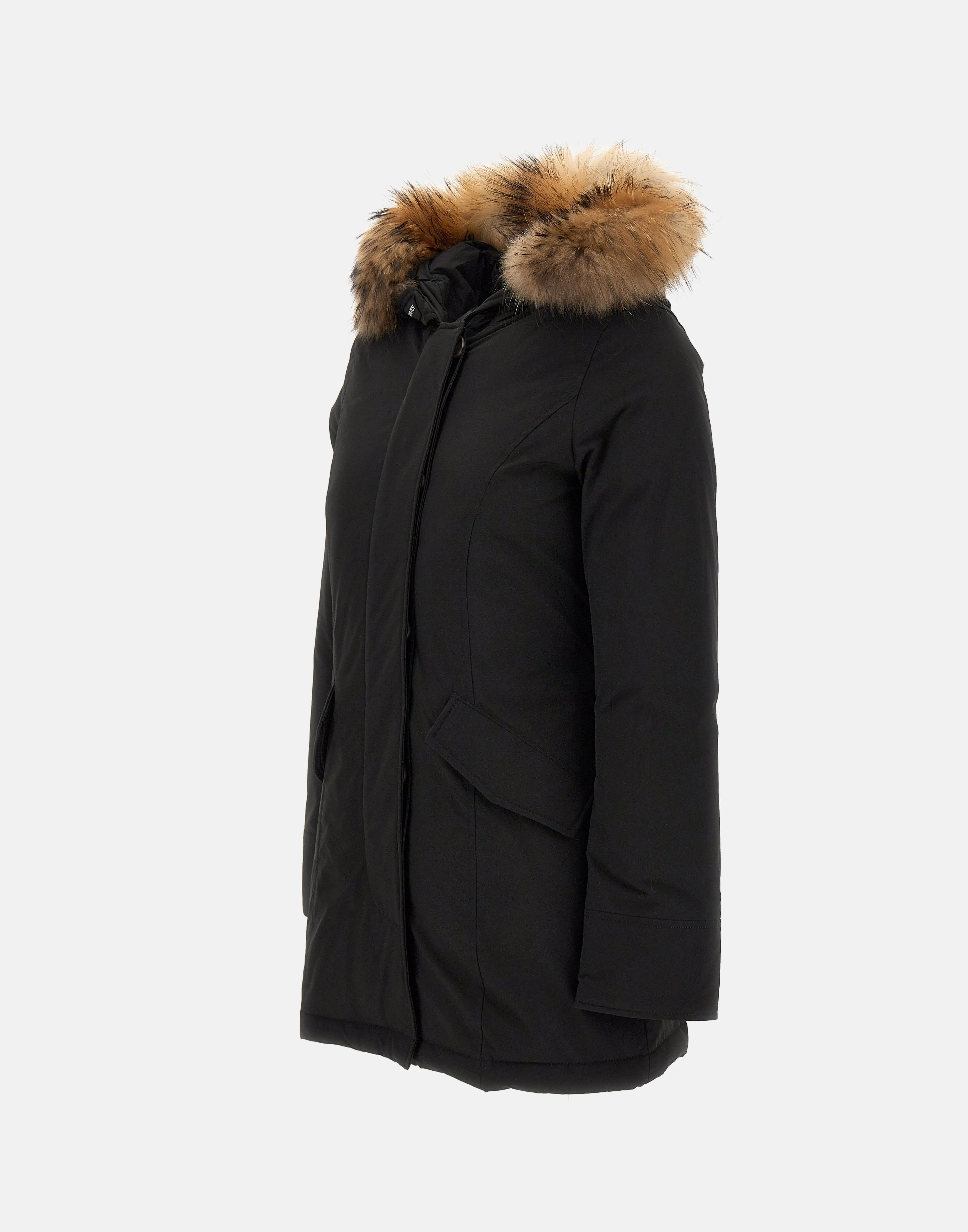 Luxury Arctic Raccoon Black Parka