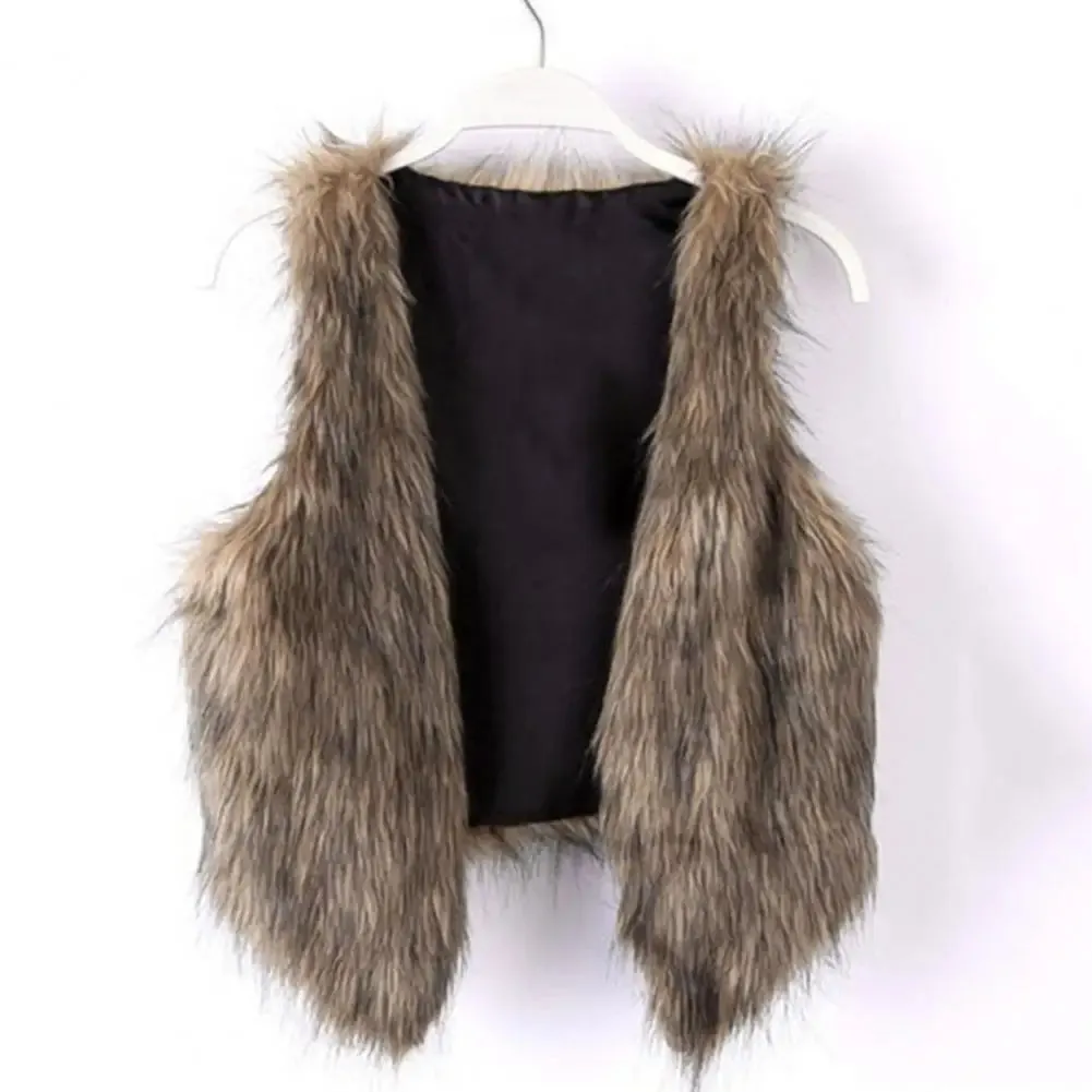 LVSANW Female Faux Fur New Women's Rabbit Fur Knitted Raccoon Fur Collar Vest Vests Real Fur Sleeveless Gilets Tops Wholesale