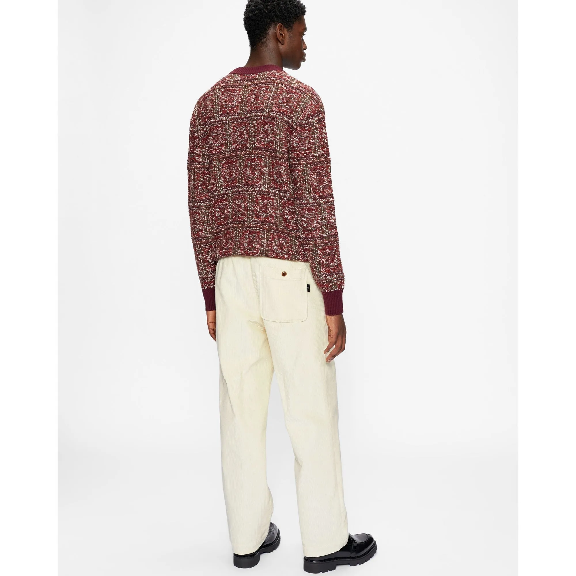 Men Mmt-Cloudd-Leyden Fit Cord Trs - White