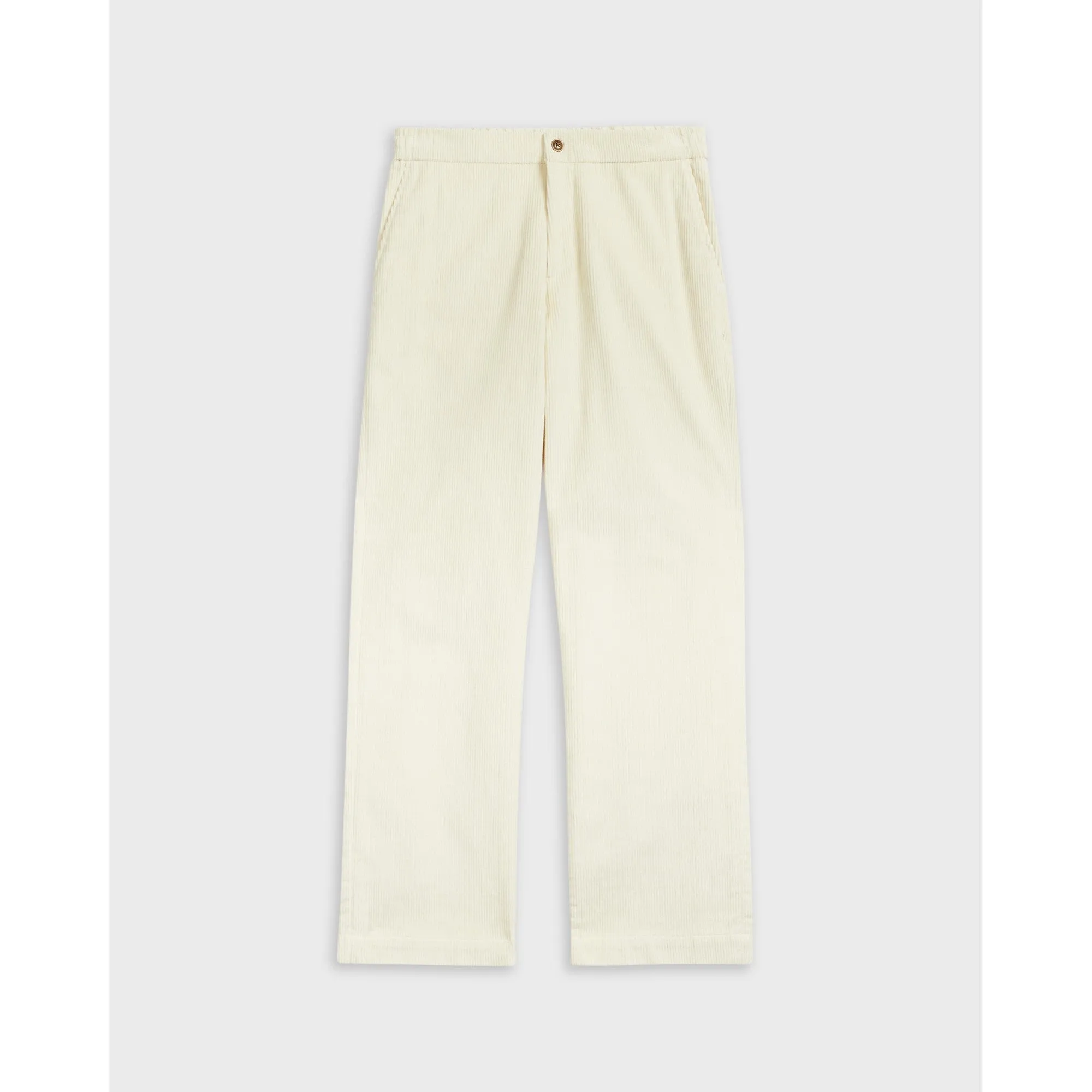Men Mmt-Cloudd-Leyden Fit Cord Trs - White