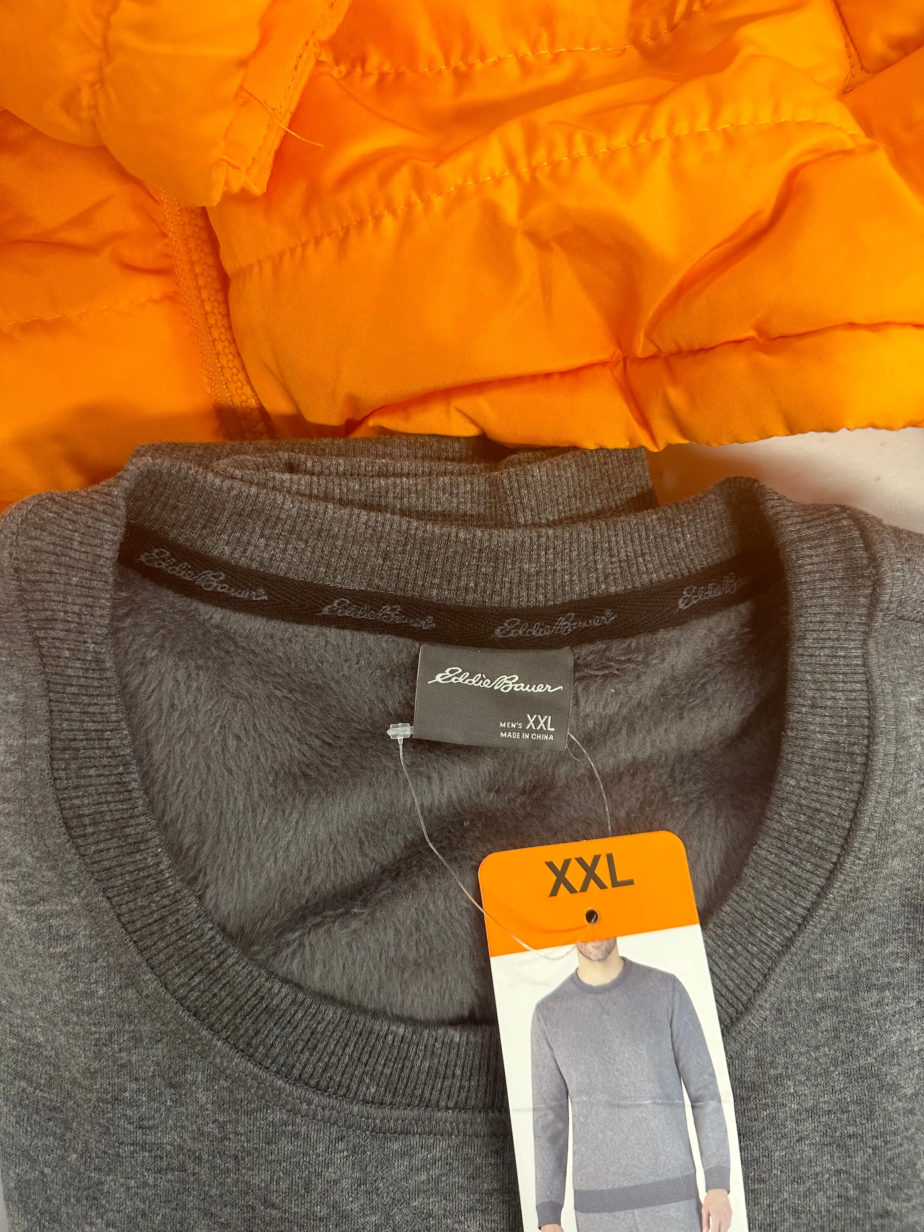 Men's Clothing Assorted Wholesale Lot, LEVI'S, POLO RALPH LAUREN, ADIDAS, EDDIE BAUER, HEAT HOLDERS and more, 11 items, Shelf Pulls, MSRP $511