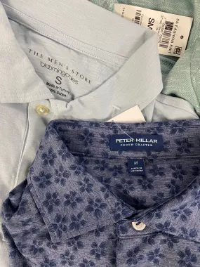Men's Clothing Tops & Other Wholesale Lot, ADIDAS, PETER MILLAR, KOMAR LAYERING and more, 11 items, Shelf Pulls, MSRP $567